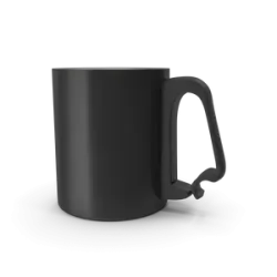 Black Aluminium Cup Black Aluminium Cup